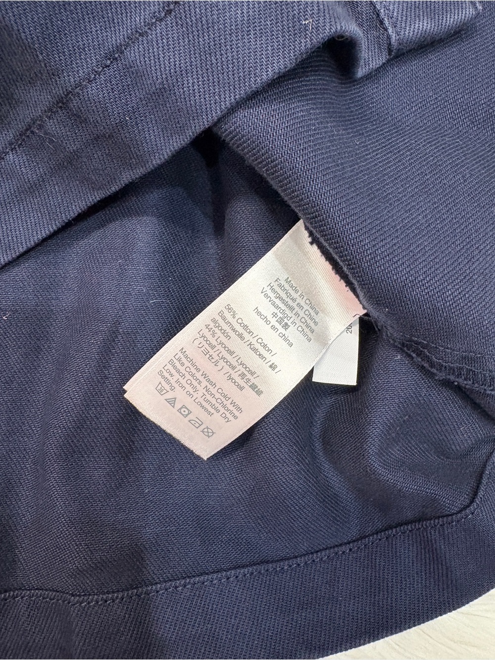 J. Crew Navy Button-Front Shirt Dress - Picture 6 of 7